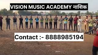 राष्ट्रगीत trampet and clarinet  Vision Music Academy Nashik  Bandsman police policeband [upl. by Trinatte54]