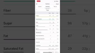 Nutrient and Calorie Chart Tutorial [upl. by Mas]