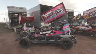 Brisca F2s around the pits Odsal Stadium Bradford [upl. by Eddra67]