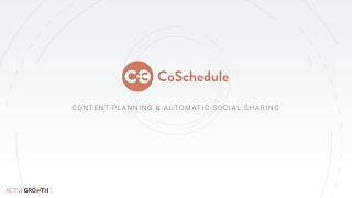 How to Use CoSchedule for Social Sharing  Quick Guide [upl. by Anum]