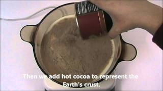 Plate tectonics on a cocoa earth [upl. by Aydidey]