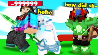 They Used A ONE Shot Kit Against Me So I Did THIS ROBLOX BEDWARS [upl. by Yretsym]