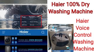 Haier Dry washing Machine Haier 100 Dry Washing Machine Haier wifi washing machine haier [upl. by Pence]