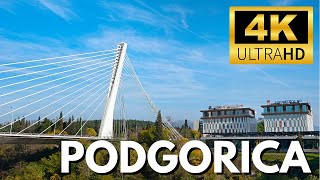 Walking Tour  Podgorica 🇲🇪【4K】Experience Montenegro [upl. by Eniortna]