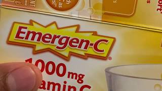 EmergenC Immune System Supplement Unboxing [upl. by Akihsan]