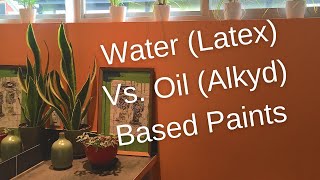 Water Latex Vs Oil Alkyd Based Paints HD 1080p [upl. by Noy]