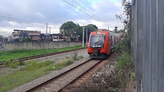 CPTM Série 7500 R504 Chegando na estação Jardim Romano [upl. by Analla143]