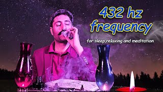 432hz frequency for sleeprelaxing and meditation [upl. by Rosenstein]