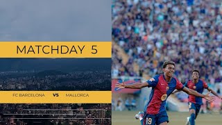 Match 5  FC Barcelona vs Mallorca  La Liga  playefootball [upl. by Yrok]