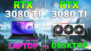 RTX 3080 Ti Laptop vs RTX 3080 Ti Desktop  Test in 8 Games [upl. by Aneeras]