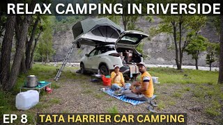 NATURE CAMPING NEAR BEAUTIFUL VILLAGE OF HIMACHAL ⎜rain camping ⎜car camping ⎜Chefbhanu1 [upl. by Jamey]