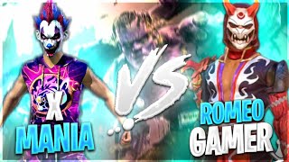 XMANIA VS ROMEO GAMER  CLASH SQUAD 1 V 1 [upl. by Kirst]