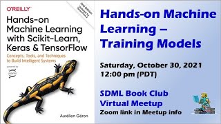 Handson Machine Learning  Training Models [upl. by Libenson]