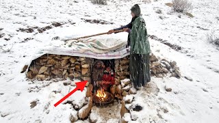 Winter Camping A Widow and Her Daughters Fighting the Mountain Coldquot [upl. by Heidi]