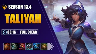 😲 ¡EL FULL CLEAR MÁS RÁPIDO DE TALIYAH JG  OTP Taliyah de 700k de Maestria [upl. by Ainafets715]