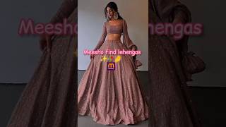 Wedding guest lehenga choli from Meesho ✨🌷 shorts meeshofinds lehengacholi review meesho [upl. by Nodnas]