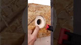 🤯😲How easy it is to widen a hole with a wood 🪵 crown shorts subscribe channel [upl. by Bernadine]