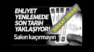 Ehliyet Yenileme Nasıl Yapılır Kısa ve Net [upl. by Yerroc]