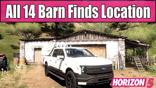 Forza Horizon 5 All 14 Barn Finds Location  Get Hidden Cars [upl. by Osrock893]