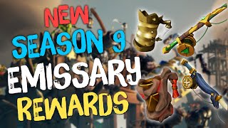 NEW EMISSARY LEDGER REWARDS  Sea Of Thieves Season 9 [upl. by Jorin369]