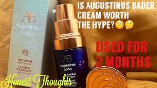 Honest thoughts on Augustinus Bader the cream after using for 2 monthsskincare [upl. by Akcirret135]