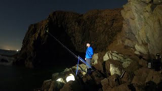 Cod Fishing From the Rocks  Sea Fishing UK [upl. by Osnerol]