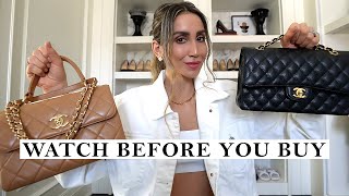 My Most Worn Chanel Handbags watch this before you buy a Chanel… [upl. by Lemkul]