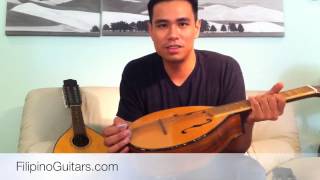 Filipino Rondalla Instruments Bandurria Octavina and Laud [upl. by Ahseena]