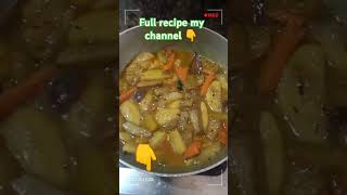 নিরামিষ পাঁচমিশালী সবজি রান্নার রেসিপি।Mix vegetables pure veg recipe food shortsvideo ytstudieo [upl. by Notlil]