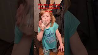 6 year old trying mtn dew game fuel fortheboys funny funniestvideo befunnynow wacky [upl. by Barton]