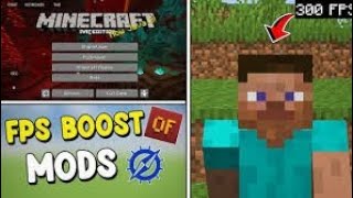 Minecraft pojav launcher fps boost mod 121 450fps [upl. by Broder]