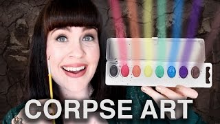 ASK A MORTICIAN Painting with Human Remains [upl. by Nireil]