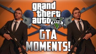 GTA 5 Funny Moments  EPIC Car Glitch Titan Plane Fail and The Truck Massacre [upl. by Ennayhc350]