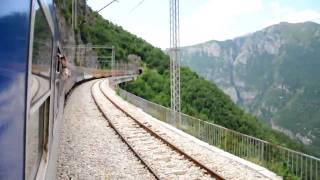 Train Subotica  Bar between Kolasin and Podgorica [upl. by Christine]