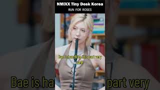 NMIXX Tiny Desk Korea  Vocal Highlights Run For Roses [upl. by Anirec]