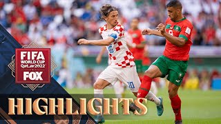 Morocco vs Croatia Highlights  2022 FIFA World Cup [upl. by Quill]