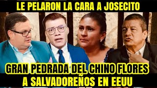 Diputado Cristian le Pela la Cara a Josecito El Chino Flores Lanza Pedrada a Salvadoreños en USA [upl. by Sirob]