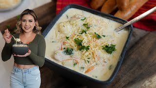 Make the Best CHICKEN AND GNOCCHI Soup Seriously Better than Olive Garden [upl. by Erich]