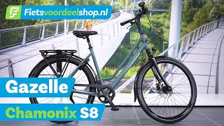 Gazelle Chamonix S8  Lichte Stadsfiets én Sportieve Toerfiets in één [upl. by Nassah654]