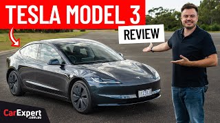 2024 Tesla Model 3 inc 0100 amp braking detailed review Better than the old one [upl. by Cavill]