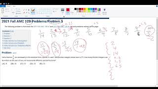 2021 Fall AMC 12B Problem 5 [upl. by Enad]