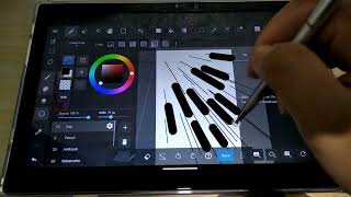 TABLET CHUWI Hi10 XPro  Hi10 X Pro Pen Stylus TESTED on Medibang Paint chuwi tablet styluspen [upl. by Ardnuyek]