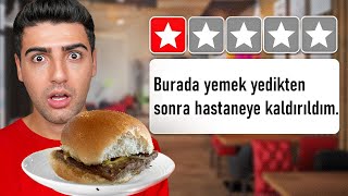 Türkiyenin En Düşük Puanlı Restoranlarını Test Ettik [upl. by Sidwohl]