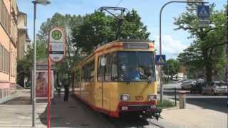 Straßenbahn Karlsrhe  Der Typ GT870C [upl. by Guyer]