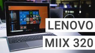 Lenovo MIIX 320 Windows Tablet Hands On amp Quick Review [upl. by Alhsa]