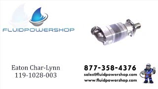 CHARLYNN ®  EATON ® 1191028003 NEW HYDRAULIC MOTOR [upl. by Rednas]