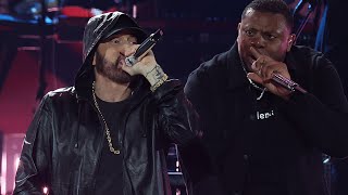 Eminem  Rap God Live at Rock amp Roll Hall of Fame 2022 Induction 4K Pro Multicam [upl. by Yllod]