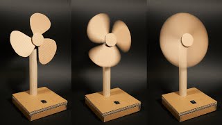 Summer Craft Table Fan Out of Cardboard at Home  DIY Crafts [upl. by Terrance]