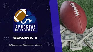 Apuestas Semana 4 NFL 2023 [upl. by Perl]