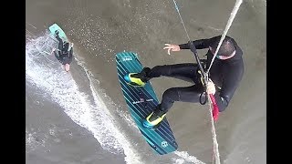 kitesurfing at longniddry edinburgh scotland [upl. by Carine]